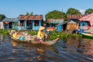 Siem Reap : Village flottant du Tonlé Sap