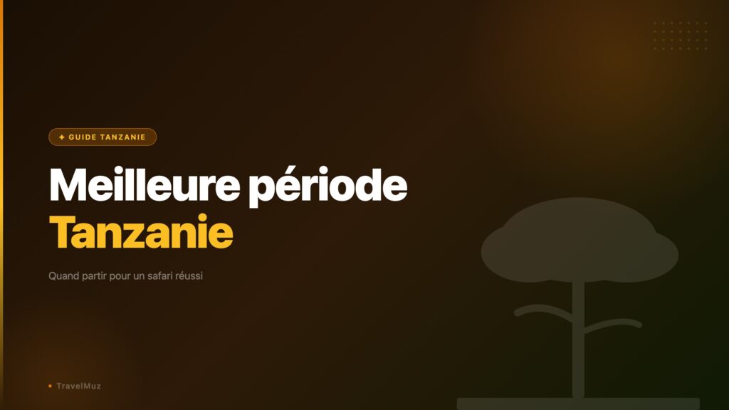 Meilleure période Tanzanie