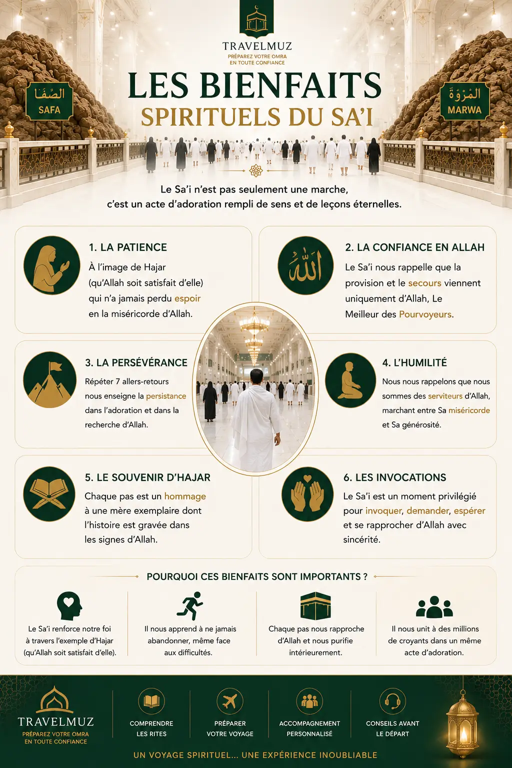 Bienfaits spirituels du Sa'i