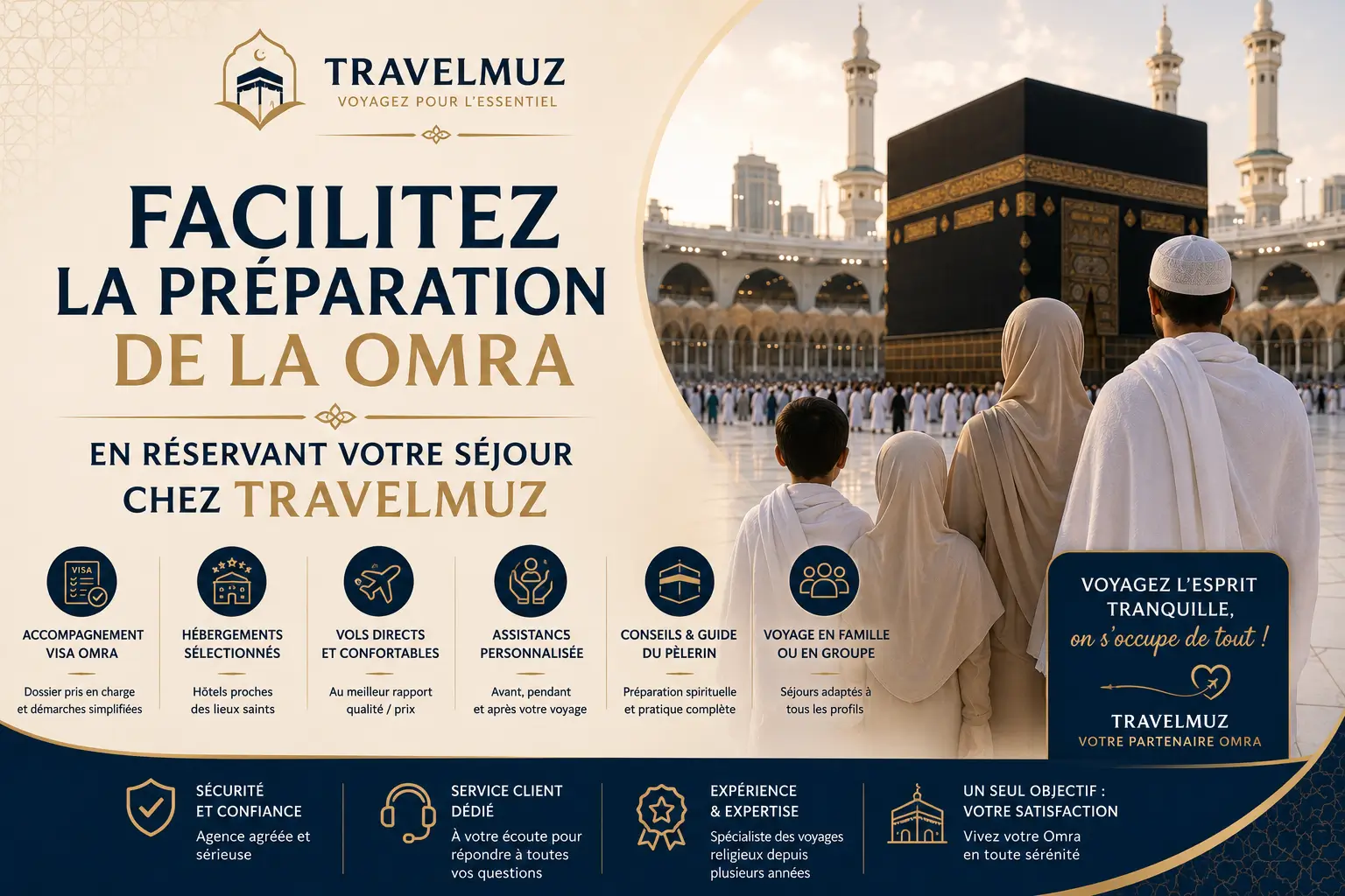 Préparer son omra avec Travelmuz