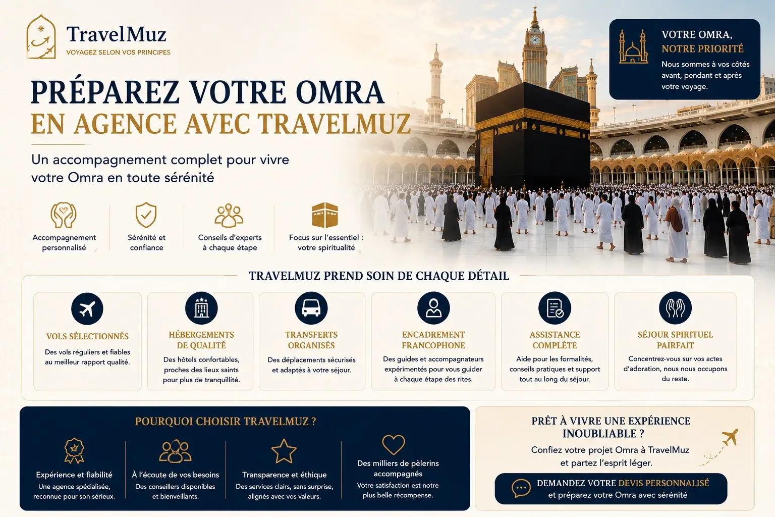 Préparer son omra avant les rites